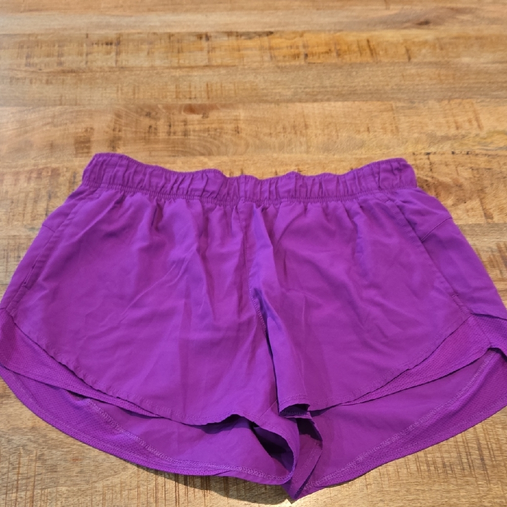 Athletic Works Women's Vibrant Purple Athletic Shorts